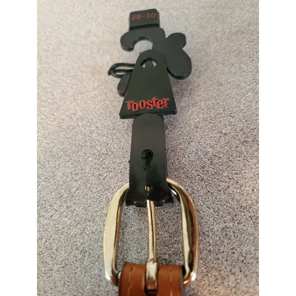 Rooster braided belt
